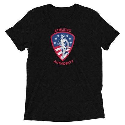 Athletic Authority "Runner USA" Unisex Tri-Blend Short sleeve t-shirt