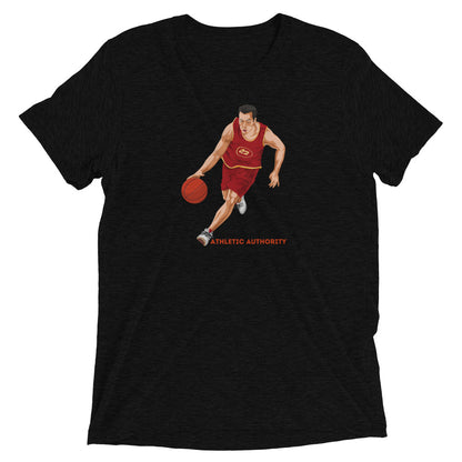 Athletic Authority "Basketball Push" Unisex Tri-Blend Short sleeve t-shirt