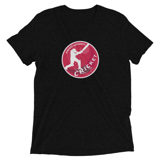 Athletic Authority "Cricket Red" Unisex Tri-Blend Short sleeve t-shirt