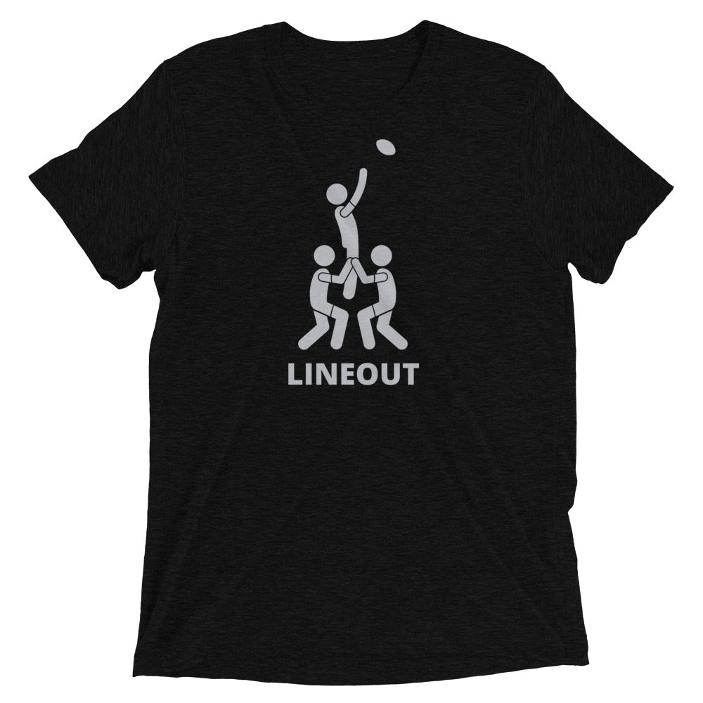 Athletic Authority "Lineout" Unisex Tri-Blend Short sleeve t-shirt