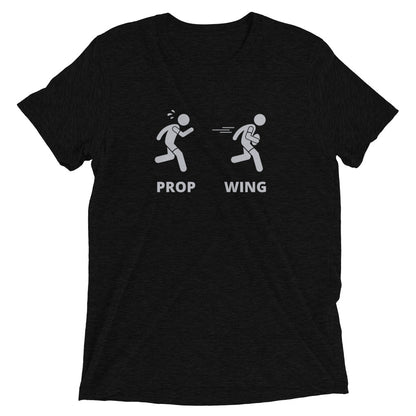 Athletic Authority "Prop Wing" Unisex Tri-Blend Short sleeve t-shirt