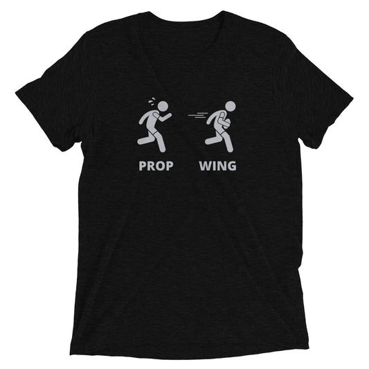 Athletic Authority "Prop Wing" Unisex Tri-Blend Short sleeve t-shirt