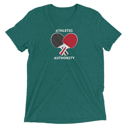 Athletic Authority "Table Tennis Unisex Tri-Blend Short sleeve t-shirt