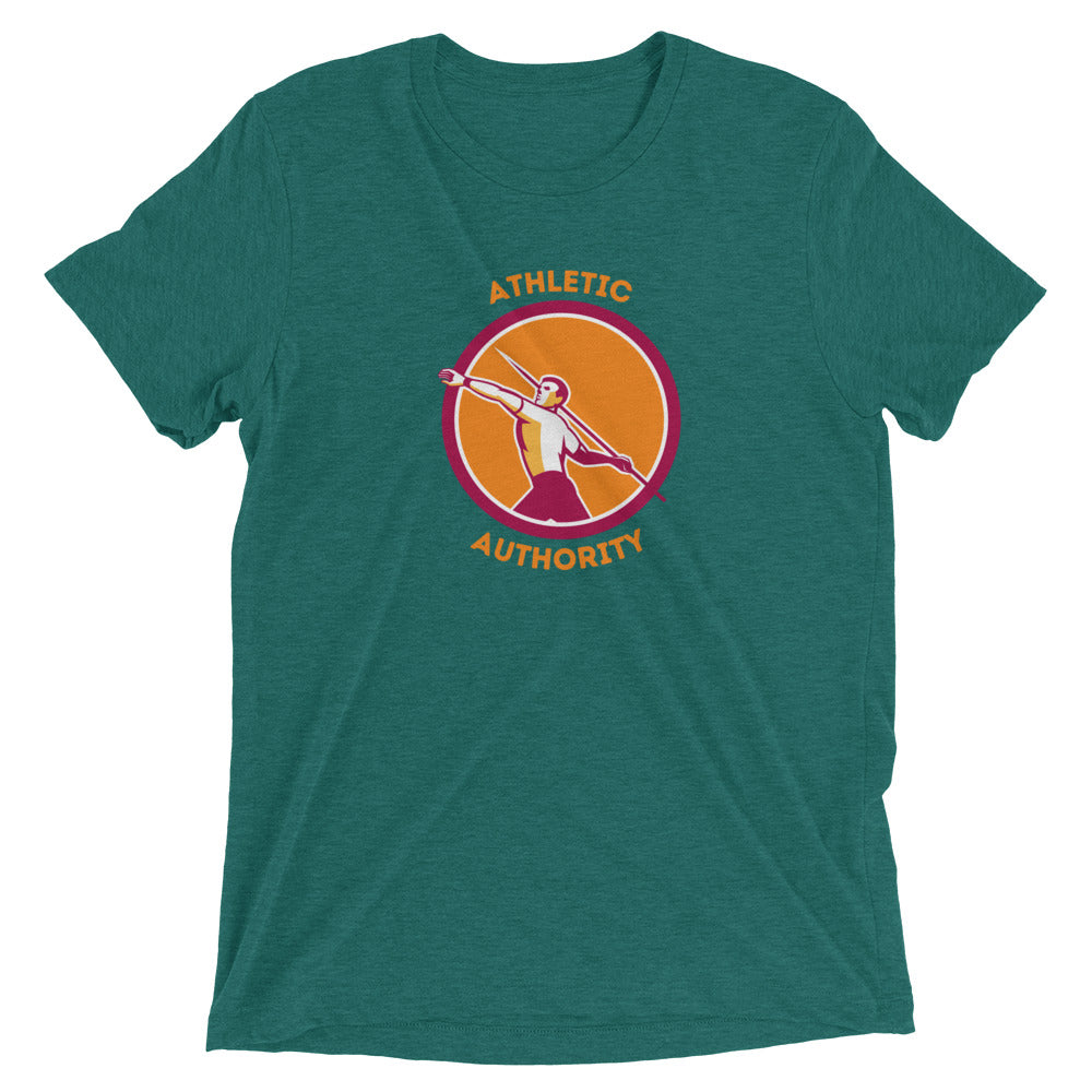 Athletic Authority "Javelin" Unisex Tri-Blend Short sleeve t-shirt