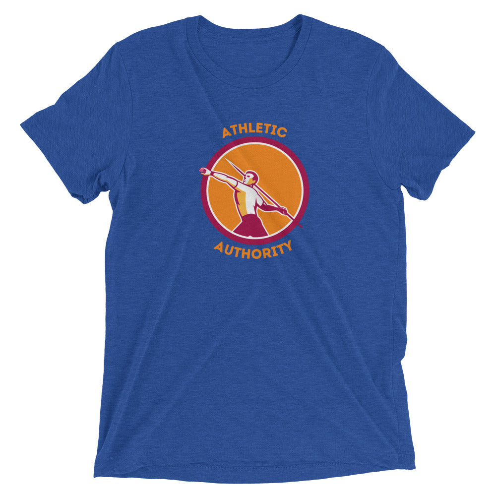 Athletic Authority "Javelin" Unisex Tri-Blend Short sleeve t-shirt