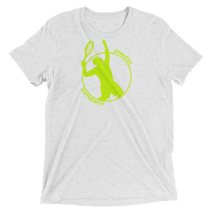 Athletic Authority "Tennis Neon" Unisex Tri-Blend Short sleeve t-shirt