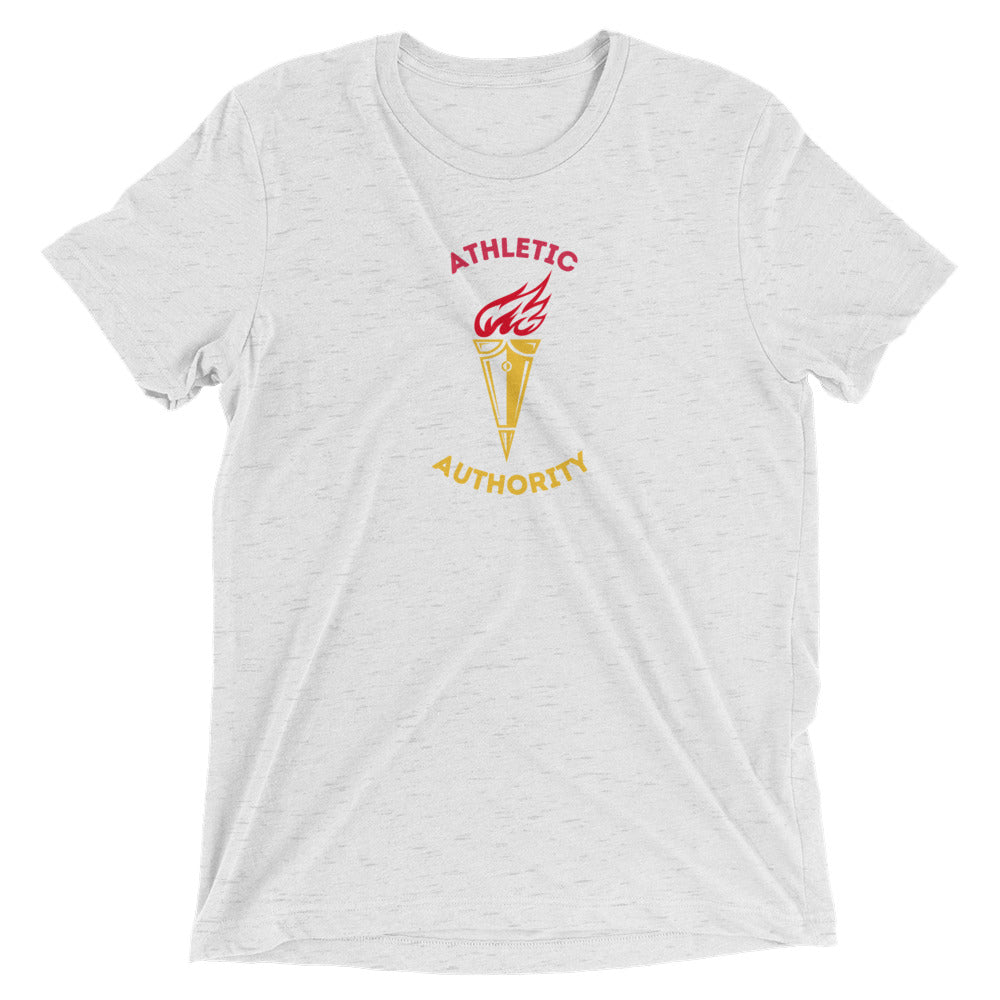 Athletic Authority  "Flame" Unisex Tri-Blend Short sleeve t-shirt