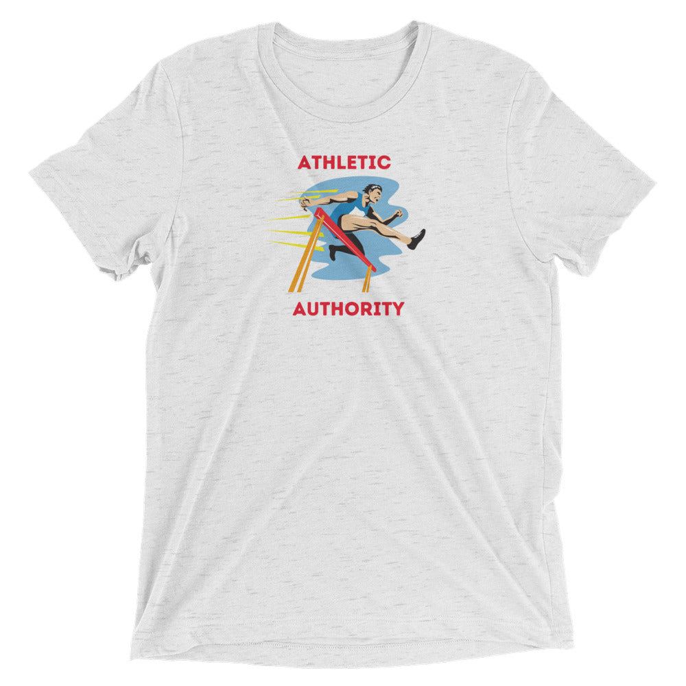 Athletic Authority "Hurdles" Unisex Tri-Blend Short sleeve t-shirt