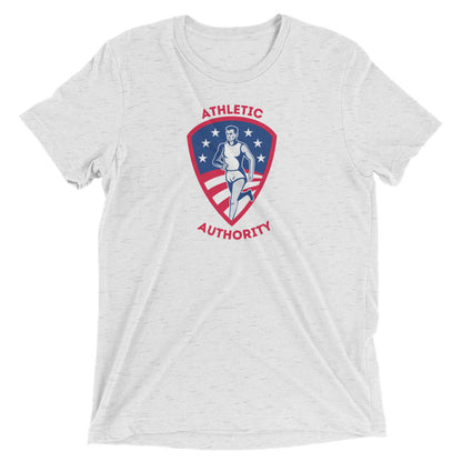 Athletic Authority "Runner USA" Unisex Tri-Blend Short sleeve t-shirt