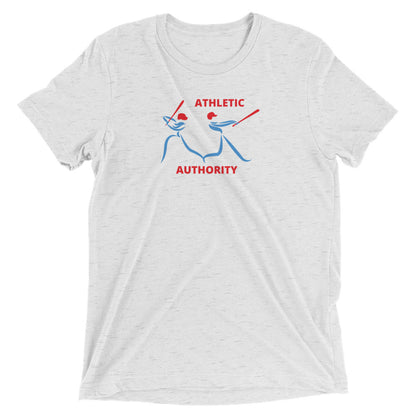 Athletic Authority  "Baseball Swing" Unisex Tri-Blend Short sleeve t-shirt