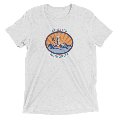 Athletic Authority "Wild Swimming" Unisex Tri-Blend Short sleeve t-shirt