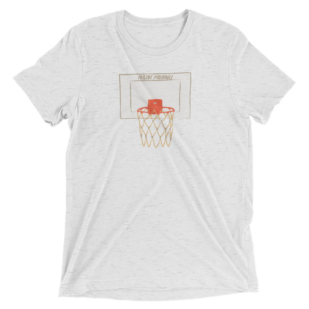 Athletic Authority "Basketball Net" Unisex Tri-Blend Short sleeve t-shirt