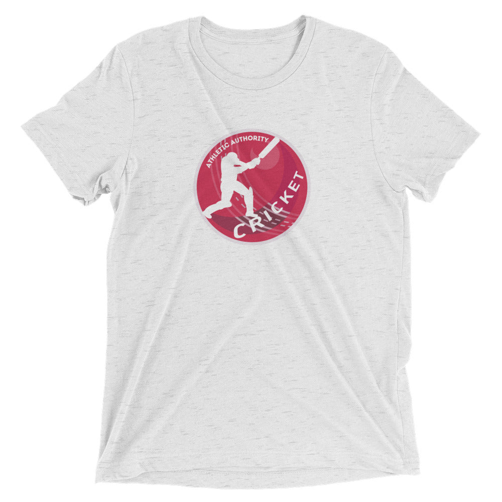 Athletic Authority "Cricket Red" Unisex Tri-Blend Short sleeve t-shirt