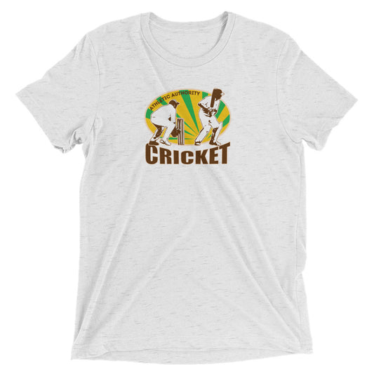 Athletic Authority "Cricket Keeper" Unisex Tri-Blend Short sleeve t-shirt