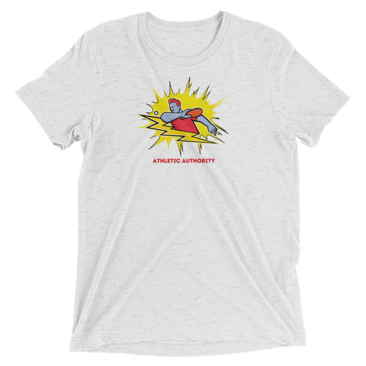 Athletic Authority "Table Tennis Smash" Unisex Tri-Blend Short sleeve t-shirt