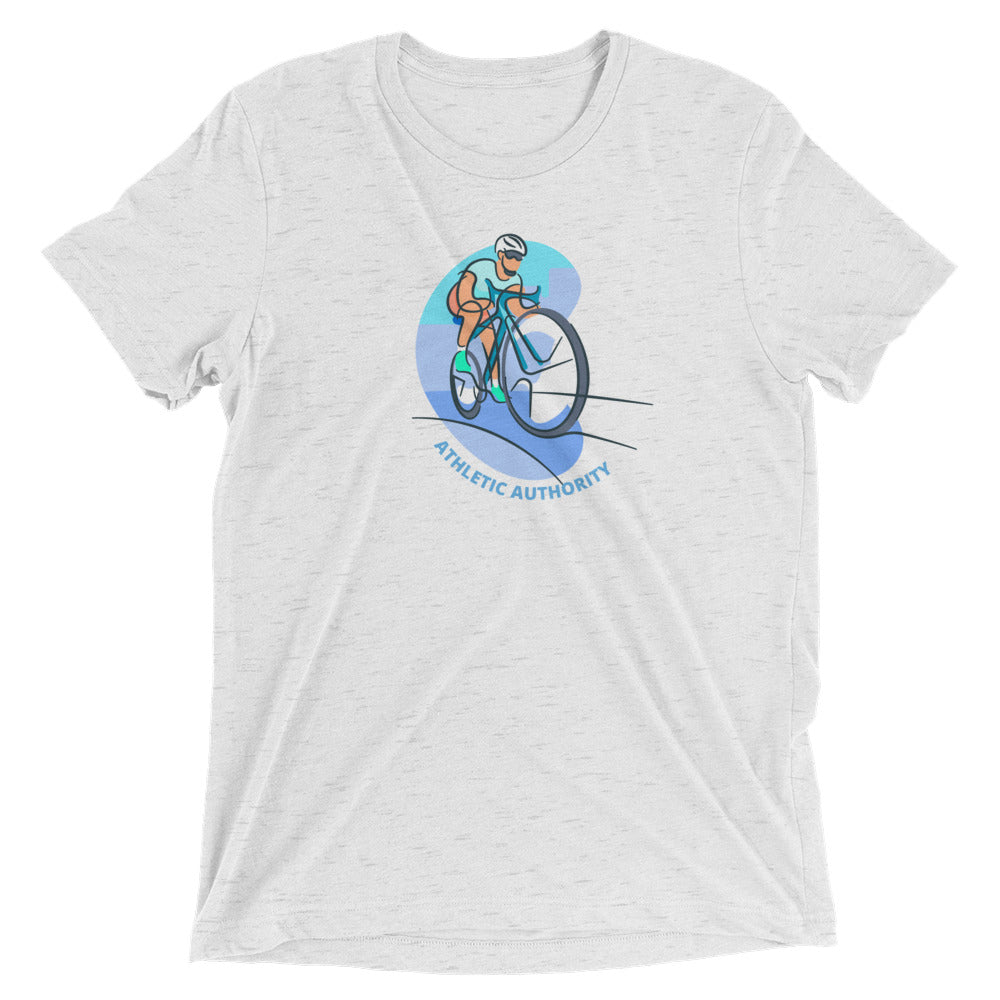 Athletic Authority "Cycling Ride" Unisex Tri-Blend Short sleeve t-shirt