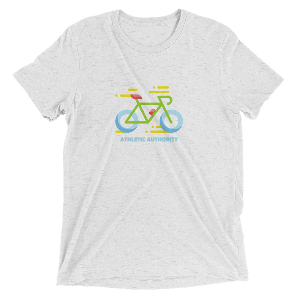 Athletic Authority "Cycling Glow" Unisex Tri-Blend Short sleeve t-shirt