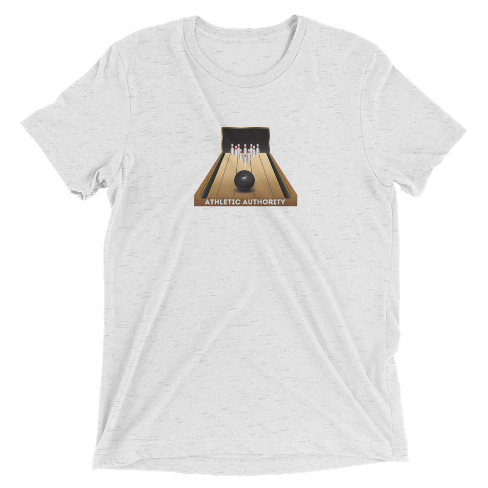 Athletic Authority "Bowling Lane" Unisex Tri-Blend Short sleeve t-shirt