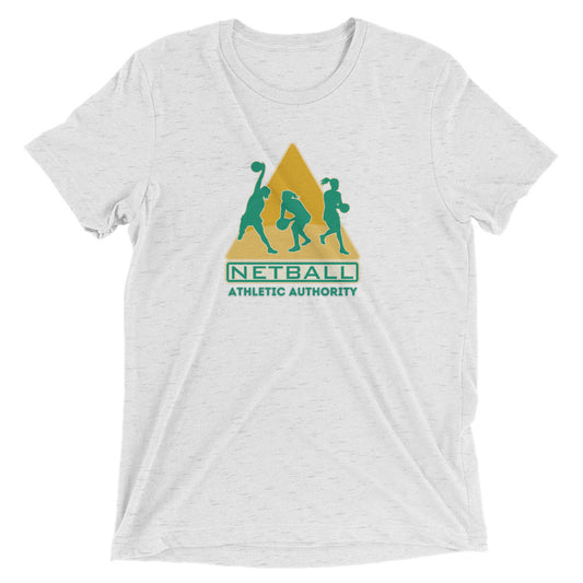 Athletic Authority "Netball Trio Unisex Tri-Blend Short sleeve t-shirt