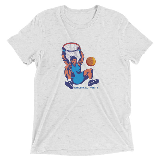 Athletic Authority  "Basketball Dunk" Unisex Tri-Blend Short sleeve t-shirt