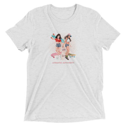 Athletic Authority "Skateboard Girls" Unisex Tri-Blend Short sleeve t-shirt