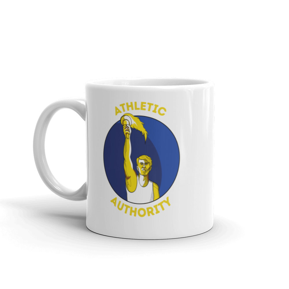 Athletic Authority  "Olympic Flame" Mug Blue/Go;ld