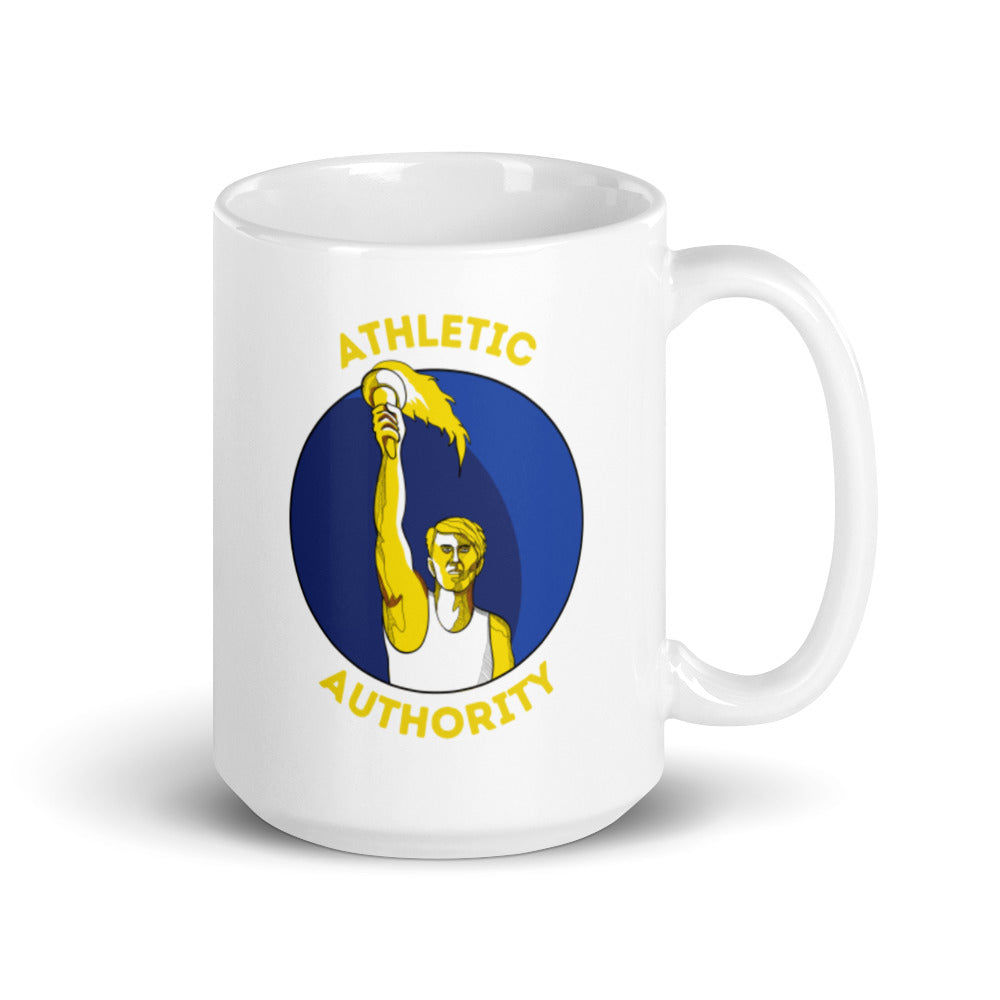 Athletic Authority  "Olympic Flame" Mug Blue/Go;ld