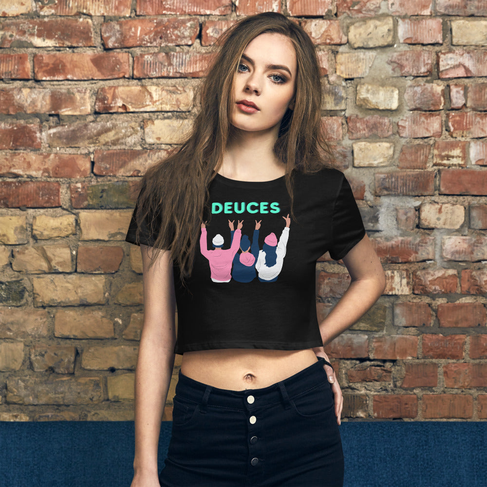 MYNY Hub "Deuces" Crop Tee