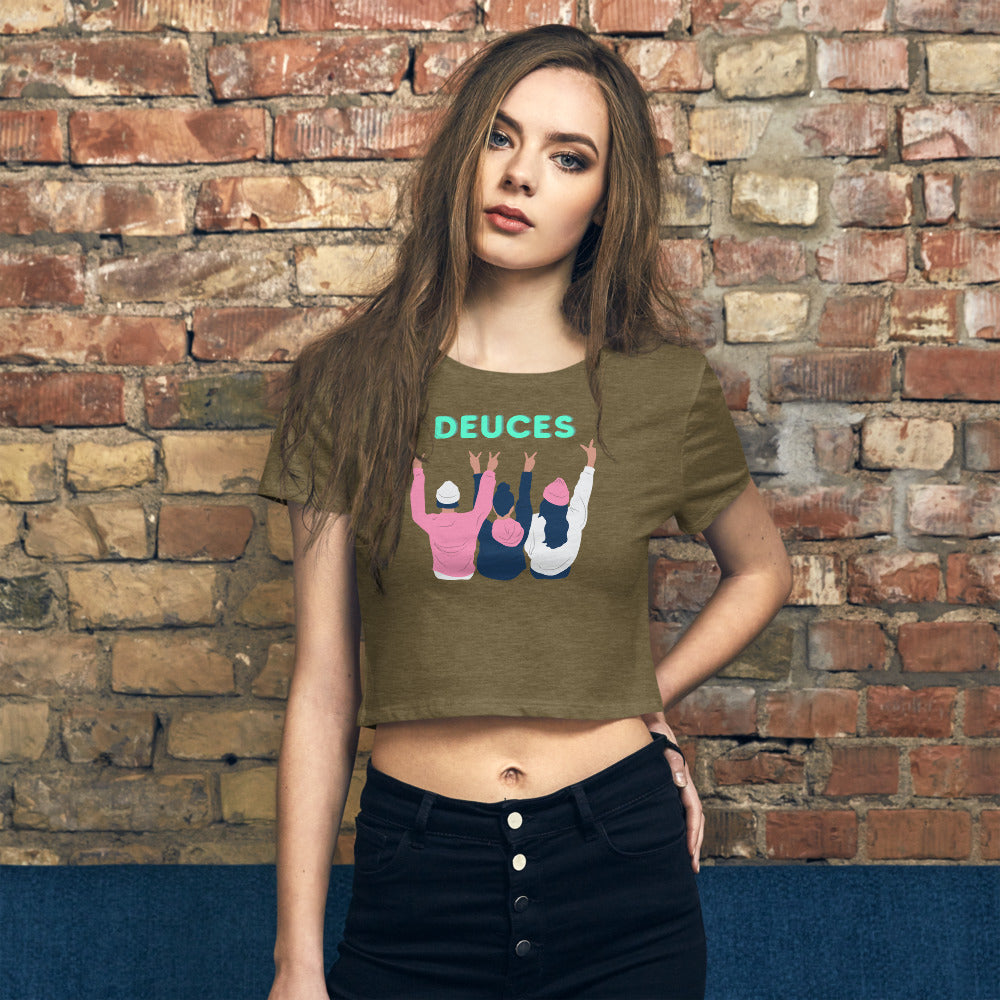 MYNY Hub "Deuces" Crop Tee