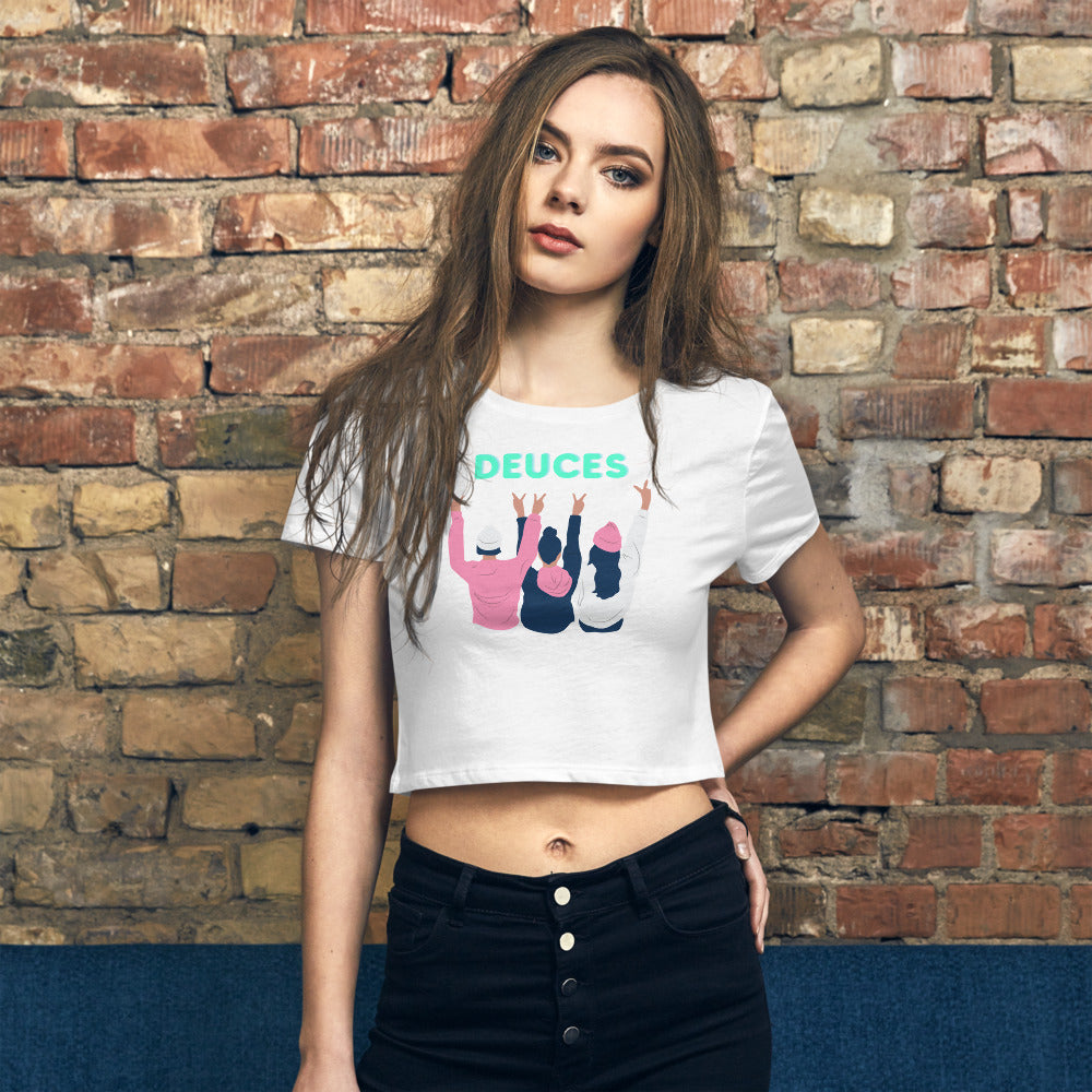 MYNY Hub "Deuces" Crop Tee